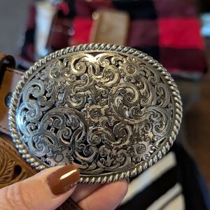 Tony Lama Brown Size 42 Belt.